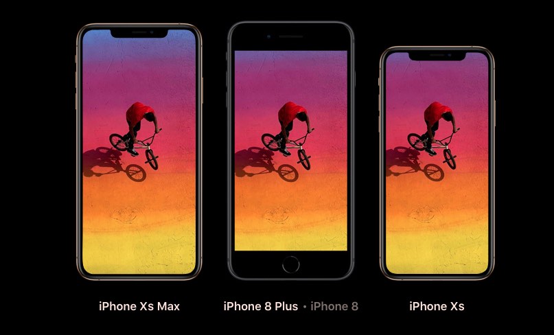 iPhone XS modellen versus iPhone 8 Plus
